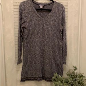 Motherhood Thin sweater dress-grayish navy